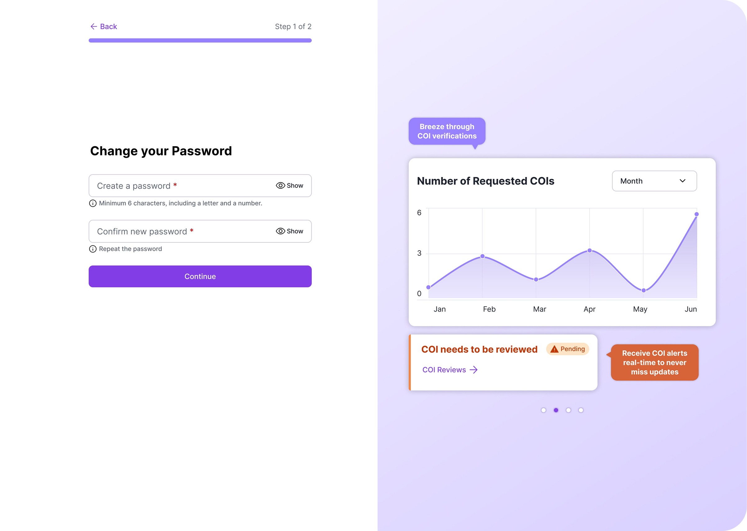 Parakeet Risk's platform screen showing multi-factor authentication requirements during onboarding.