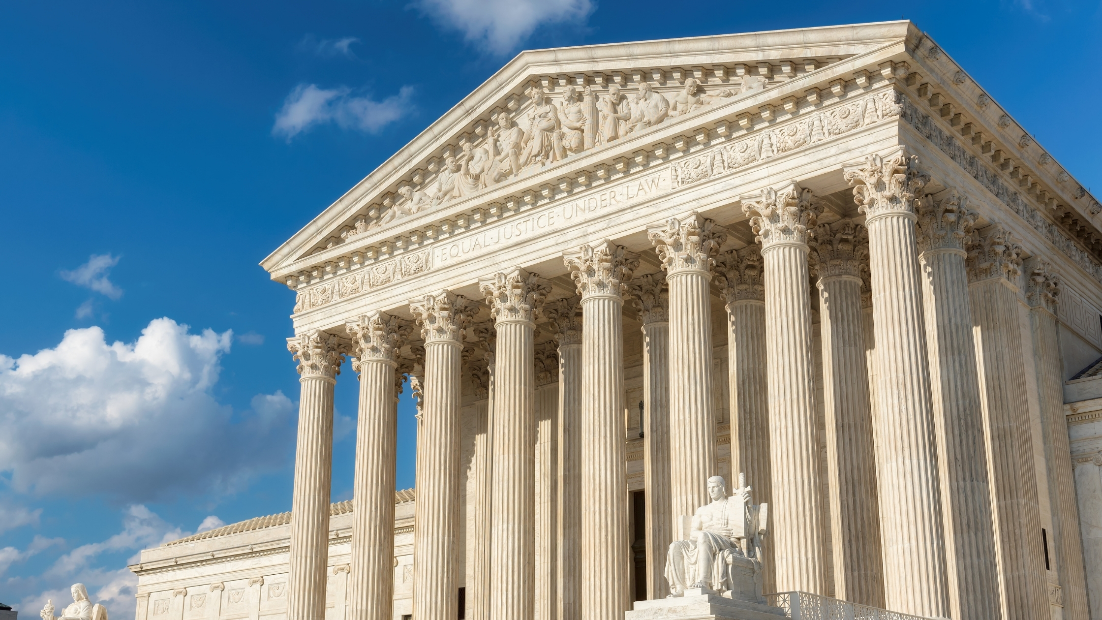 Supreme Court Building in Washington DC