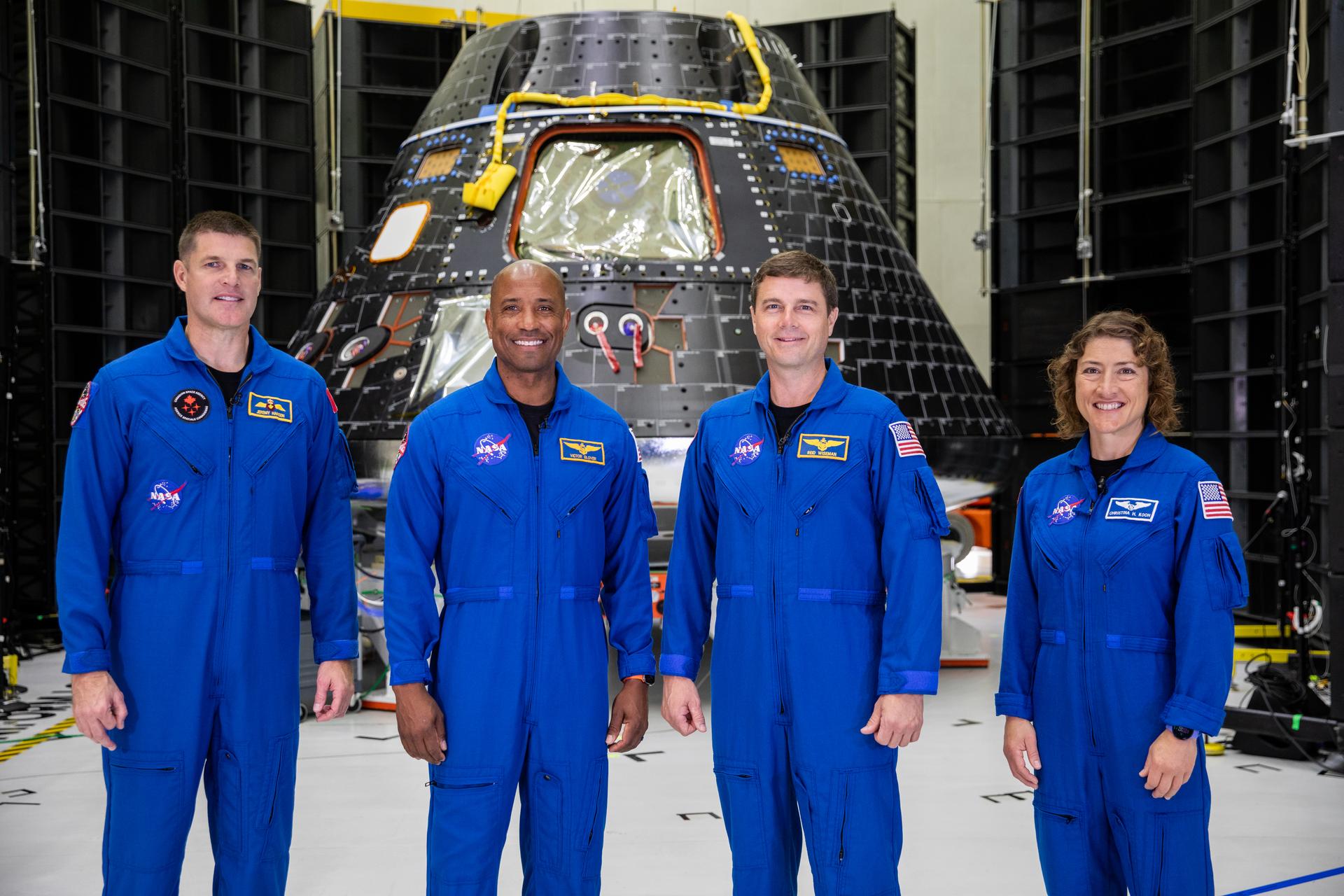 Artemis II crew members