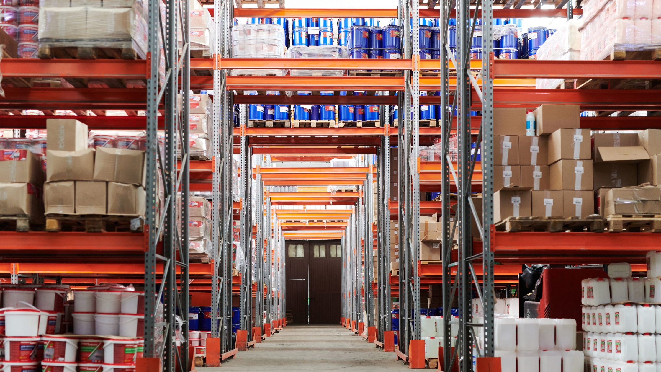 Warehouse with Concrete Floors