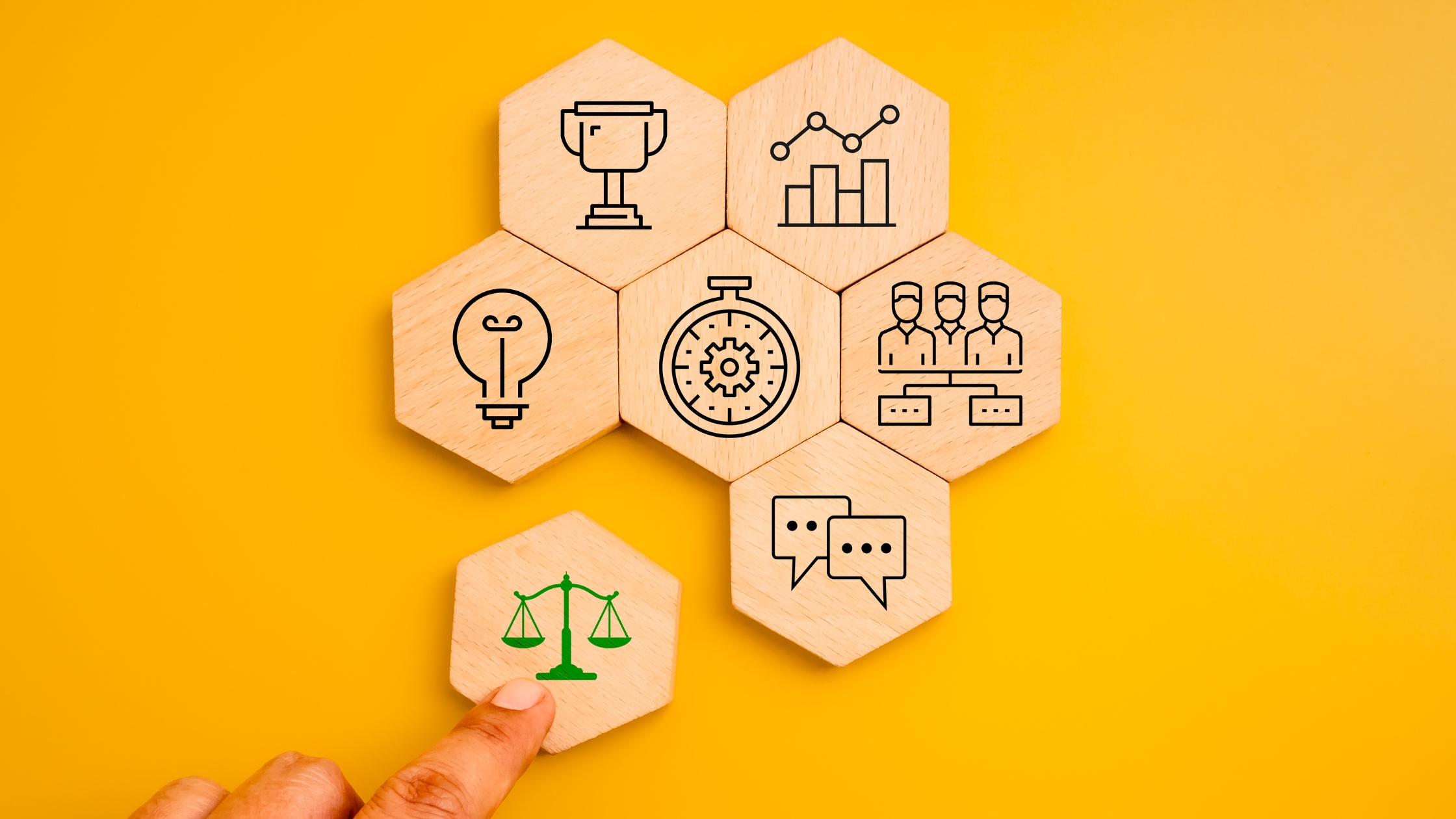 Business governance and decision making concept